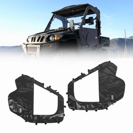 KEMIMOTO Compatible with Hisun 500 700, Axis 500 700 Coleman 500 700 Massimo MSU500, UTV Soft Cab Enclosure Side Doors 1680D Waterproof Tear-Resistant Windshiled and Windproof Soft UTV Doors