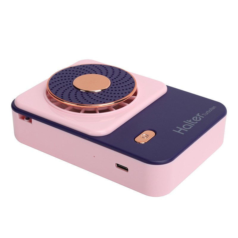 3‑Gear Adjustable Electric Fan Portable Handheld Hanging Neck Fan USB
