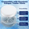 Ceoighe 2 Pack RV Mushroom Vent Cap Compatible with Keystone