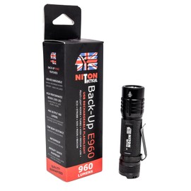 Bluelight Blueline Niton Tactical Back-Up E960 USB Rechargable Flashlight