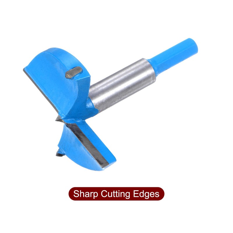sourcing map Forstner Drill Bits 2-3/8 inch / 60mm Hex