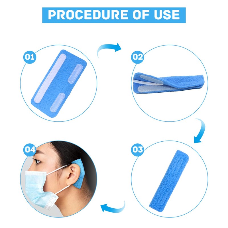 Nasal Cannula Ear Cushions Soft Oxygen Tubing Ear Pads 10