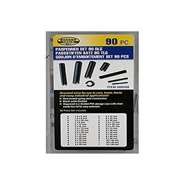 Clamping Sleeve / Dowel Pin Set 90 Pieces Black