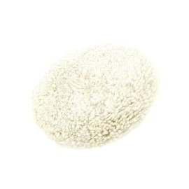 Partuto Round Woolen Buffing Polishing Pad 9" 230mm Beige for Car Polisher Replacement