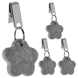 Kichvoe 4pcs Flower Shaped Tablecloth Weights Clips Wind Design for Outdoor Picnics Charming Teardrop Style Stable Tablecloth Pendants Functionality