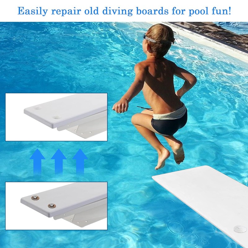 IWIWE 67-209-911-SS Pool Diving Board Bolts Mounting Kit Replacement for