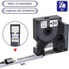 Dymo 6PK Compatible Dymo D1 45013 45010 Label Tape for