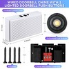 Saillong Wired Doorbell Chime Kit, 2 16V 10VA Lighted Doorbell