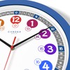 Cander Berlin MNU 1030 J Children's Wall Clock Silent 30.5