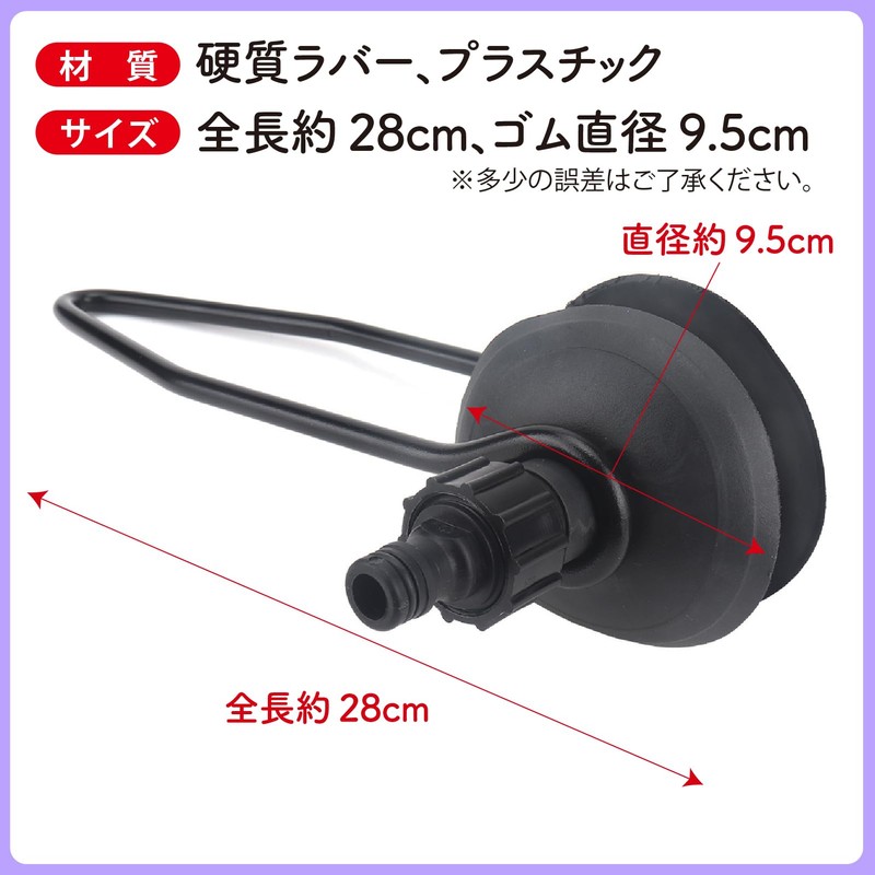 ZERONOWA Outboard Motor Flusher Flush Kit with Adapter (A Type)