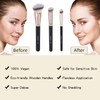 ENERGY 3-in-1 Angled Foundation Brush Flat Top Concealer Brush Set