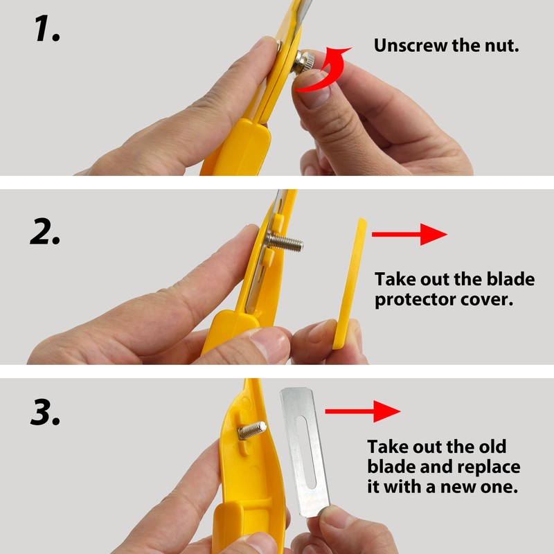 XW Heavy Duty Roller Carpet Knife and Light-weight Carpet Knife，Extra