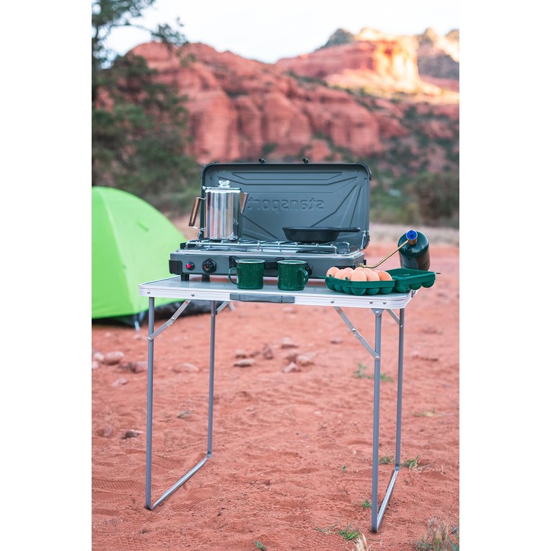 Stansport Stainless Steel Percolator Coffee Pot 9 Cups (276-9), Silver