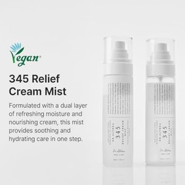 Dr.Althea 345 Relief Cream Mist | Hydrating Facial Mist with Rice Extract | Soothing Care for Sensitive Skin | Vegan Korean Skincare, 3.38 Fl Oz