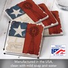 Thirstystone Texas Proud 4-Pack Tumbled Tile Stone Coasters with Protective