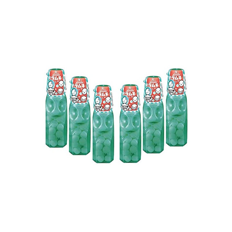 Morinaga Ramune soda candy,original taste×6. No.a452