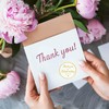 1000 Pcs 2 Rolls Thank You Stickers for Small Business