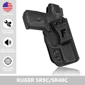 Ruger SR9c Holster,Forcenter IWB Kydex Holster Prefect fit Ruger SR9c/Ruger SR40c Concealed Carry | Adj. Cant Retention | Right-Hand Draw | No Wear, No Jitter