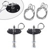 Yourkar Hood Pins Kit for Car, Stainless Steel Hood Pin