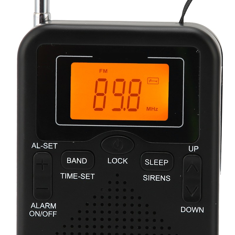 Portable Pocket Radio Digital AM FM Radio Receiver with Long