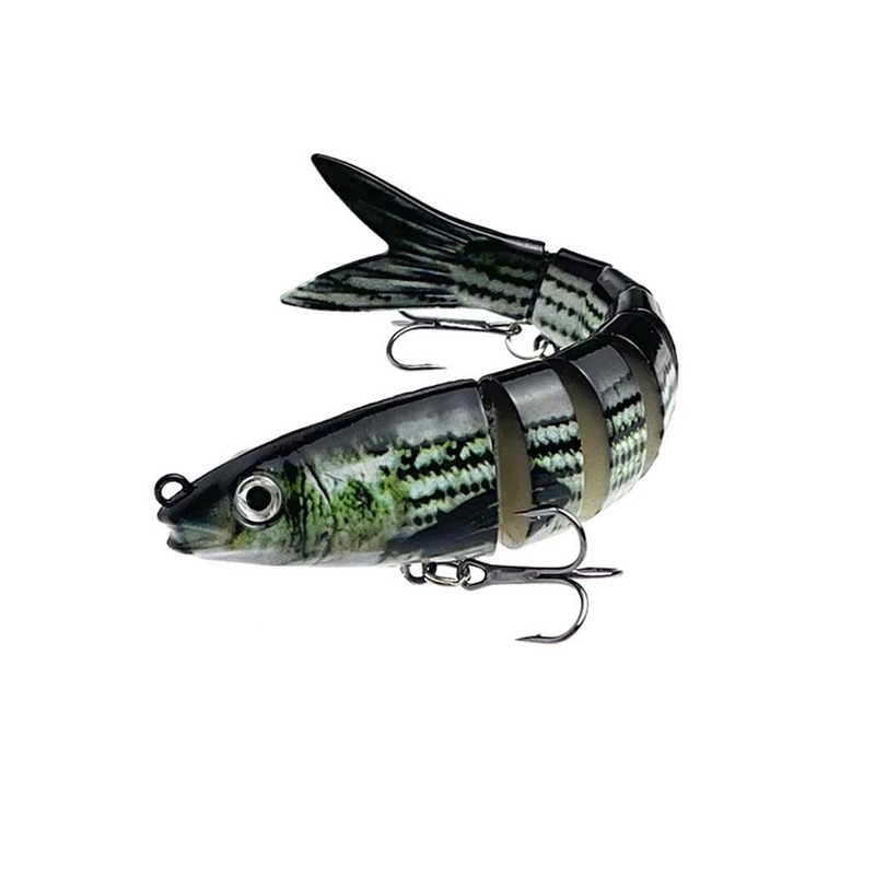 FOLANDO Multi Jointed Pike Fishing Lures, 135.CM/18G 3D artificial lure