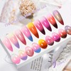 MEET ACROSS 12 Pcs Color Changing Rubber Base Gel Set,