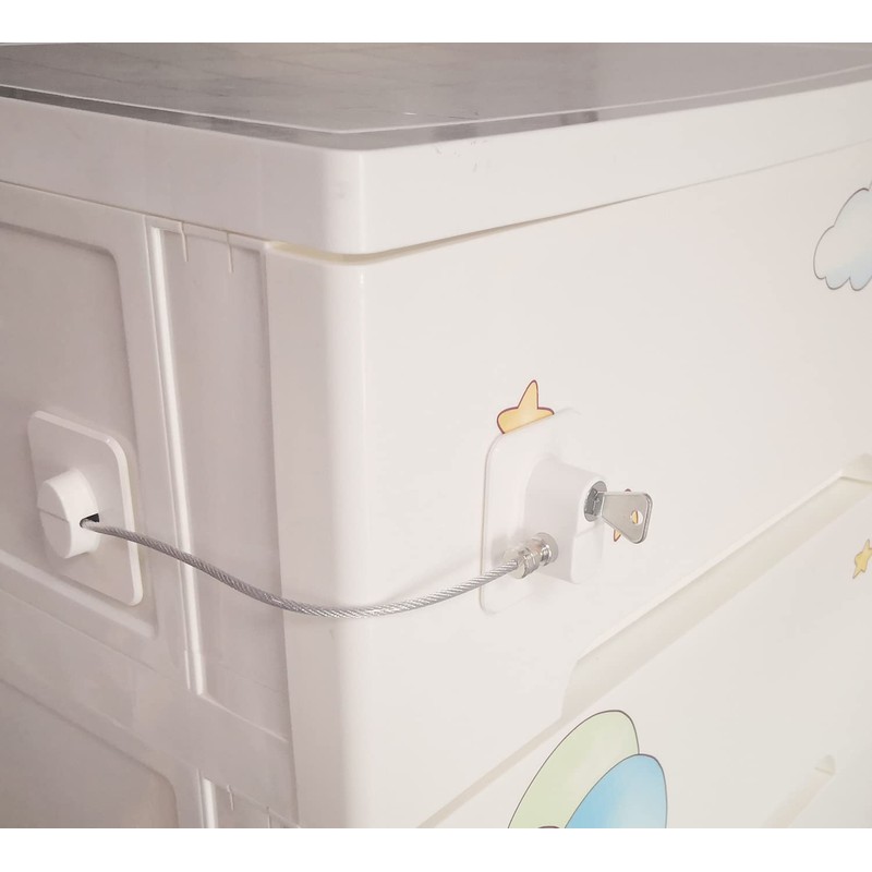 YEYA Upgraded No Drill Anti Tip Furniture Wall Anchors for