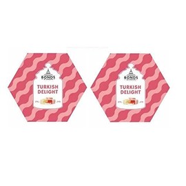 Hezvic Turkish Delight Box - Rose and Lemon Turkish Delight Selection Box 215g (Pack of 2)
