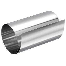 TA-VIGOR 1Pcs 304 Stainless Steel Foil Roll, 1000mm x 100mm x 0.01mm Metal Strip Sheet Fine Plate Sheet Foil for Crafts, Electronic Equipment