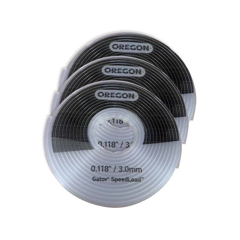 Oregon 24-518-03 Gator SpeedLoad Trimmer Line, .118" 3 Pack LG