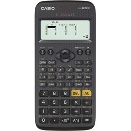 Casio fx-82DE X including a WYNGS protective case in Red - Basic Set (German)
