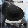 YAMEIZE Waterproof Bucket Hat with String - for Women Men
