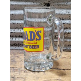 Dad's Vintage NOS Dad's Old Fashioned Root Beer Glass Mug Soda Stein