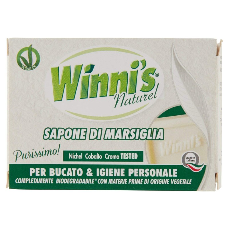 Winni's Naturel Marseille Soap - 250g, White