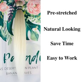 Ombre Ash Blonde Braiding Hair Pre stretched Kanekalon Braiding Hair Extensions Feed in Braids