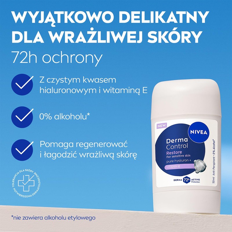 NIVEA Derma Control Restore Antiperspirant for Women Pen - 72h