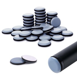 Pack of 24 Furniture Gliders, Furniture Gliders for Heavy Furniture, Chair Leg Protectors for Heavy Furniture Gliders, Outdoor Furniture Chair Gliders, Floor Protectors for Chairs (Round)