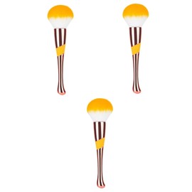 Ipetboom Pcs Foundation Brush Makeup Kit Reusable Loose Powder Brush Lightweight Baseball Shape Comfortable to Use