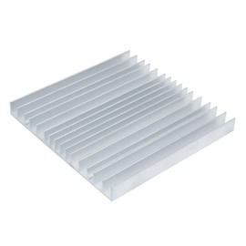 Aluminum Heatsink 120 x 120 x 12mm / 4.72 x 4.72 x 0.47inch Radiator Heat Sink Cooler for LED Chip Electronic Heat Dissipation Cooling
