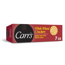 Carr's, Whole Wheat Crackers, Non-GMO Project Verified, Baked with 100% Whole Grain, 7oz Box