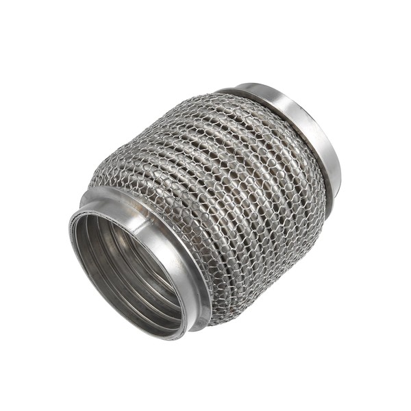 A ABSOPRO Car Exhaust Flexible Pipe, 63x102mm 2.48"x4.02" Exhaust Flex