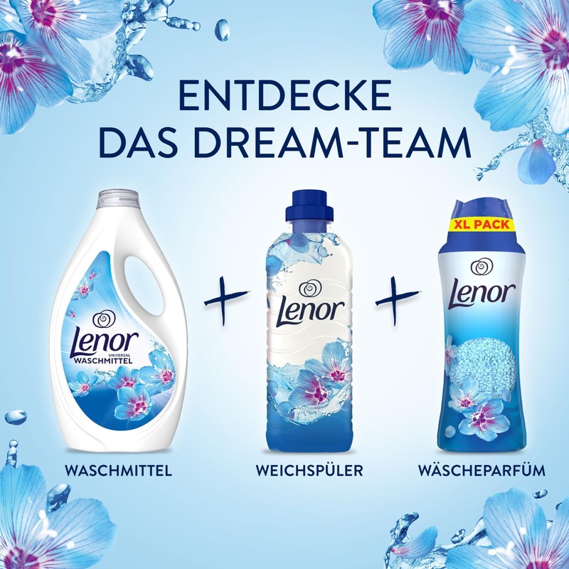 Lenor Laundry Perfume April Fresh 495 g, Non-Stop Freshness for