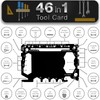 46 in 1 Pocket Kit, Multi Tool Card Size Gadget