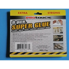 ProTouch Extra Strong Super Glue ( Set of 3)   Glue Tubes