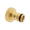Brass tap connector G 1 inch (IG), tap connection Gardena