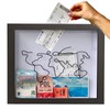 Plane Ticket Travel Memory Box, Travel Ticket Movie Stub Shadow