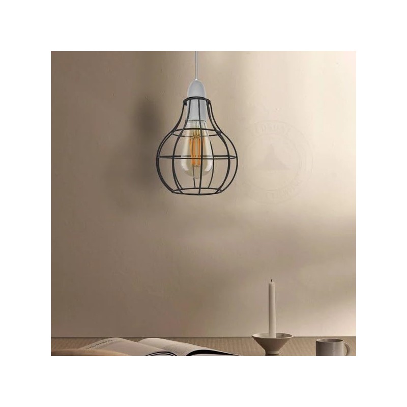Modern Metal Lampshade Adjustable Easy to Assemble Wire Cage Lampshade