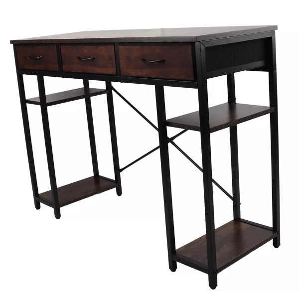 Computer Desk Home Office Desk with 3 Drawers Writing Desk