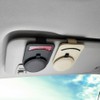 Car Glasses Holder Magnetic Universal Car Glasses Holder PU Leather