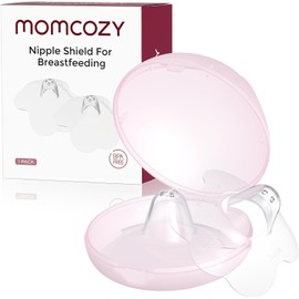 Momcozy Pezoneras Lactancia, Pezoneras Lactancia de Contacto Floral para mamás Lactantes